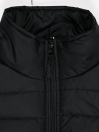 Black Sleeveless Puffer Gilet Jacket
