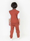 Boys' Red Stone Knee Patch Joggers