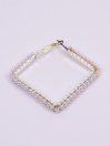 Pearls Square Earrings