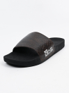 Men Hand-Crafted Brown Leather Crocodile Slides