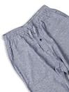 Grey/White Soft Texture Cotton Blend Relaxed Pajama