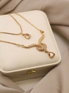 Vintage Locket Necklace - Golden