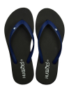 Women Black/Navy Blue Flip Flops Slippers