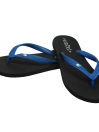 Unisex Black/Blue Flip Flops Slippers