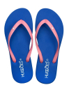 Women Blue/Pink Flip Flops Slippers