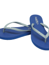 Women Blue/Grey Flip Flops Slippers