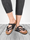 Women Black Celestis Strappy Sandals