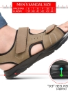 Men’s Khaki Adjustable Strappy Sling back Sandals