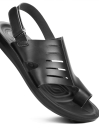Men’s Black Comfortable Backstrap Sandals