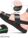 Men’s Black Comfortable Casual Sandals