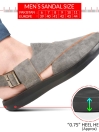 Men Grey Casual Comfort Peshawari Sandals