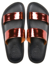 Women’s Red Natural Leather Slide