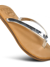 Women's Genuine Leather Flat Slide
