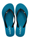 Women's Blue/Black Flip flops