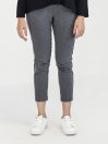 Women's Charcoal Side Tape Tapered Pants