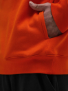 Men's Orange Fleece Oversized Hoodie