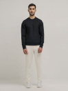 Men's Black Luxe Stretch Sweatshirt