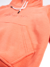 Little Boys Orange Fleece Pullover Hoodie
