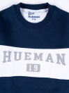 Little Boys Navy Blue and White Sweat Suit