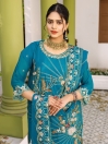 Women Green Style Stories 3 Pc Unstitched Suit