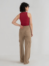 Women's Brown Cargo Pants
