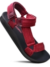 Women Red Pelagic Comfortable Slingback Sandals