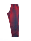 Classic Navy & Red Check Cotton Relaxed Pajama