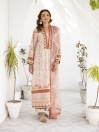 Women Peach Perfection Unstitched Three PCs Suit