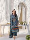 Women Symphony of Dawn Space Blue 3 PCs Unstitched Suit