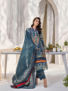 Women Symphony of Dawn Space Blue 3 PCs Unstitched Suit