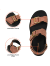 Women Brown Thompson Sandals