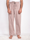 Men Pastel Plaid Cotton Pajama