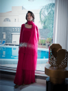 Women Pink 3 Piece Stitched Suit - Kalore