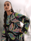 Women Multi Tropica Neon Long Dress