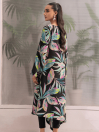 Women Multi Tropica Neon Long Dress