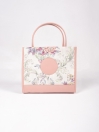 Women Pink Floral Tote Bag