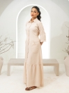 Women Bisque Fawn Long Dress