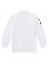 Cotton Mesh Polo Shirt - White