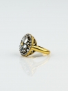Amazing Gold Plated cubic zarconia Ring