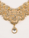 Shimmering Gold Plated Necklace Set
