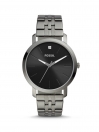 Fossil Lux Luther Three-Hand Smoke Stainless Steel Men Watch