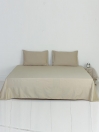 Olive Plain Bedsheet Set