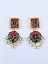 Kundan Meenakari Earrings