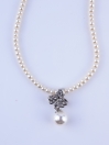 Pearl Necklace With Earrings