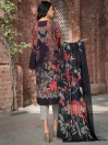 Multi Colored Embroidered Winter Cotton 2 Piece Suit