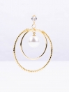 Forever New Circular Drop Pearl Earrings