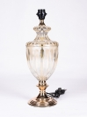 High Clear and Gold Table Lamp