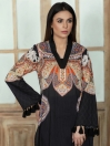 Black Printed Unstitched Lawn Shirt