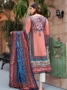 Multicolored Printed Unstitched 2-Piece Lawn Suit for Women