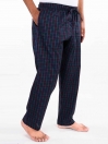 Multicolor Checked  Cotton Blend Relaxed Pajama